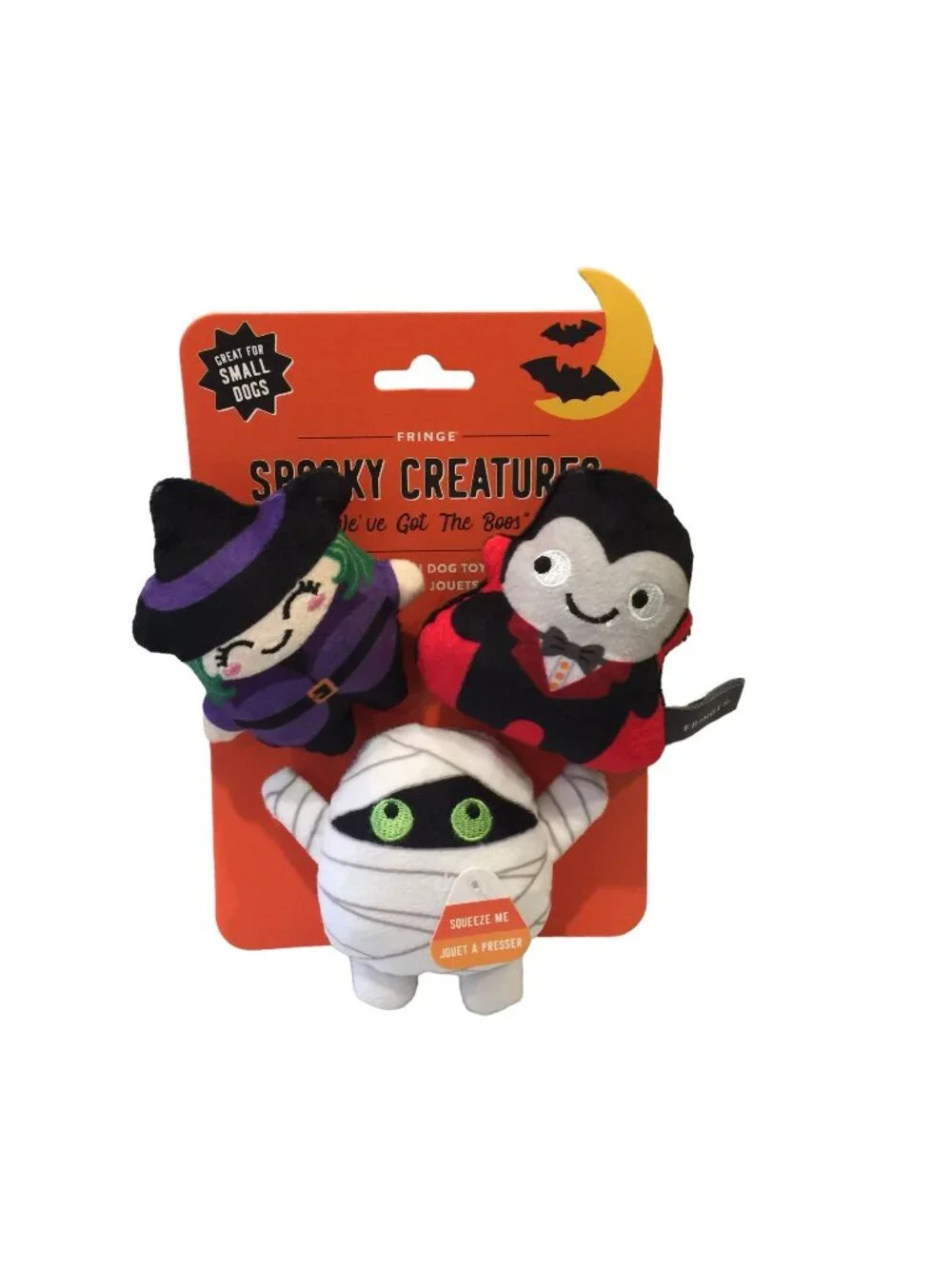 Spooky Creatures We've Got The Boos! Plush Witch Vampire Mummy Dog Toy